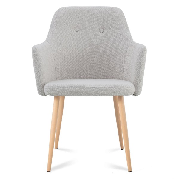 Sillón Olaf Gris Pata Haya - Sillón tapizado moderno y confortable – UKUKHOME.COM 2