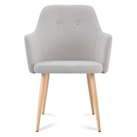 Sillón Olaf Gris Pata Haya - Sillón tapizado moderno y confortable – UKUKHOME.COM
