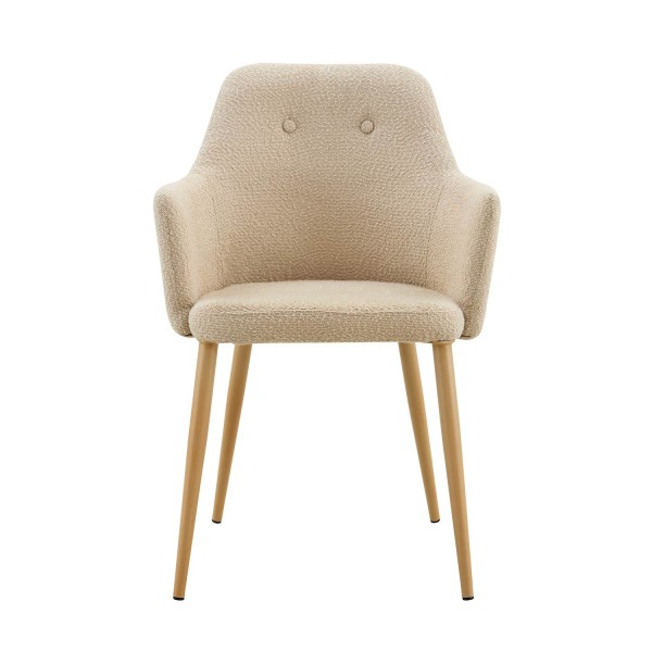 Sillón Olaf Arena Pata Haya - Sillón tapizado moderno y confortable – UKUKHOME.COM 2