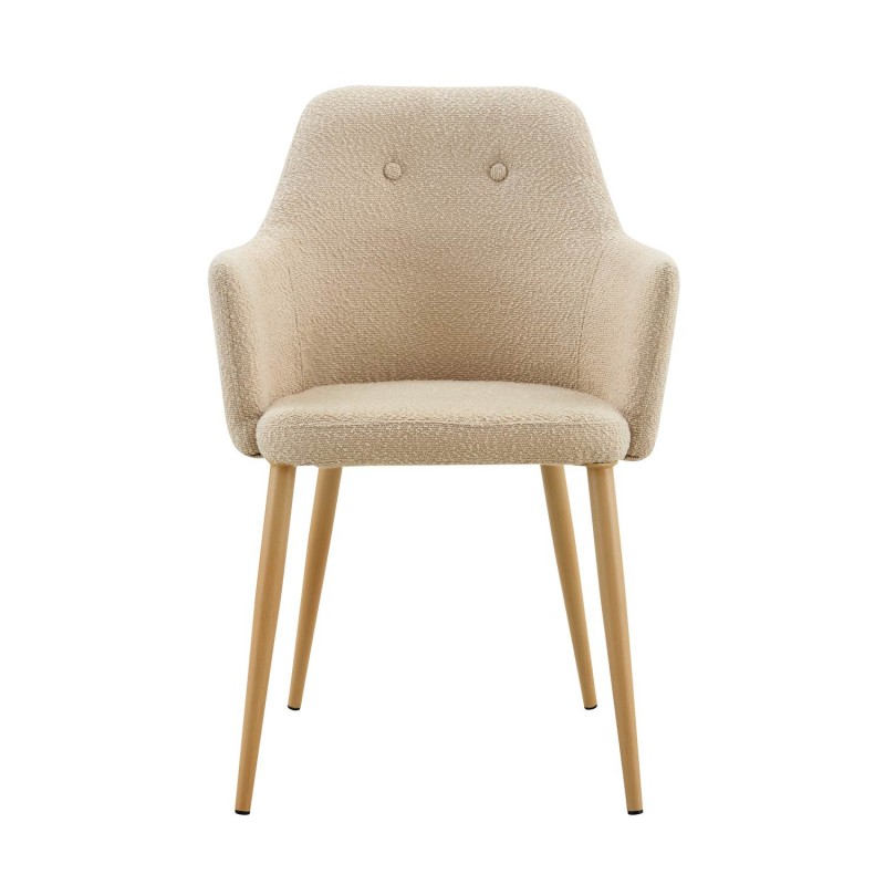 Sillón Olaf Arena Pata Haya - Sillón tapizado moderno y confortable – UKUKHOME.COM