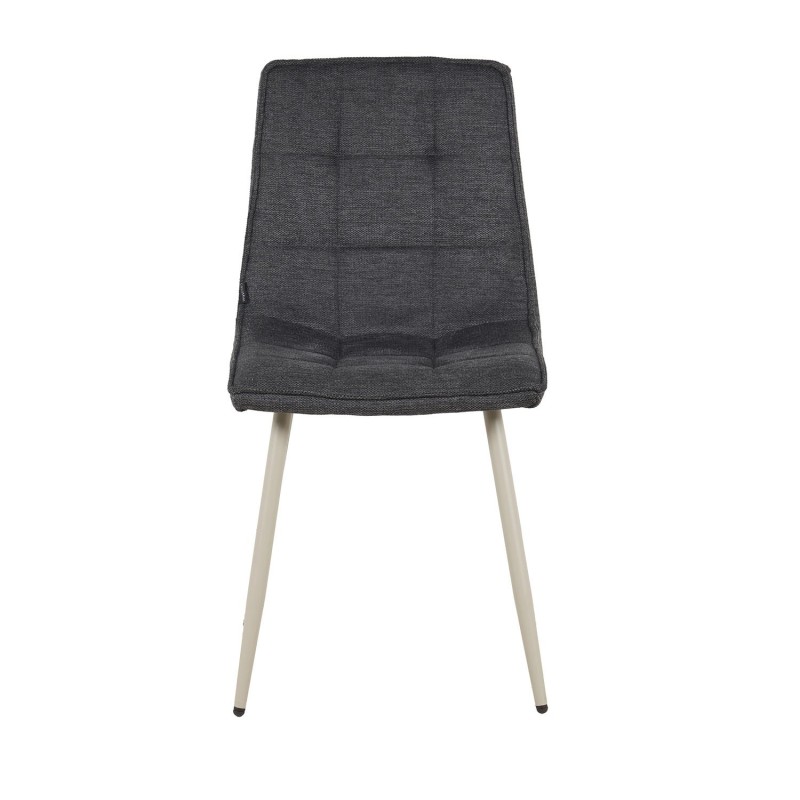 Silla Louise Gris Marengo Pata Beige - Silla tapizada de diseño moderno – UKUKHOME.COM