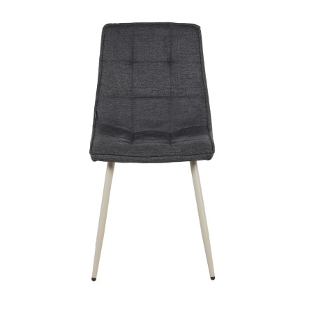 Silla Louise Gris Marengo Pata Beige - Silla tapizada de diseño moderno – UKUKHOME.COM