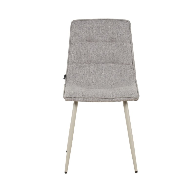 Silla Louise Gris Oscuro Pata Beige - Silla tapizada de diseño moderno – UKUKHOME.COM