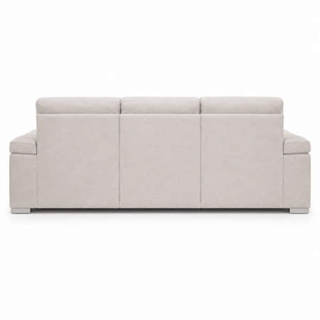 SOFÁ STELLA 3,5 PLAZAS AS90 C/B DESLIZANTE ELECTRICO + CHAISELONGUE 80