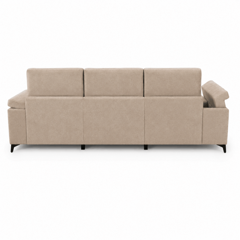 SOFÁ CHAISE LONGUE TERRA NEUTRO