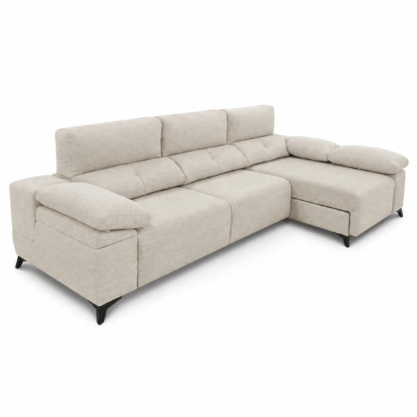 Sofá Frank con Chaiselongue y Arcón | Sofati 2