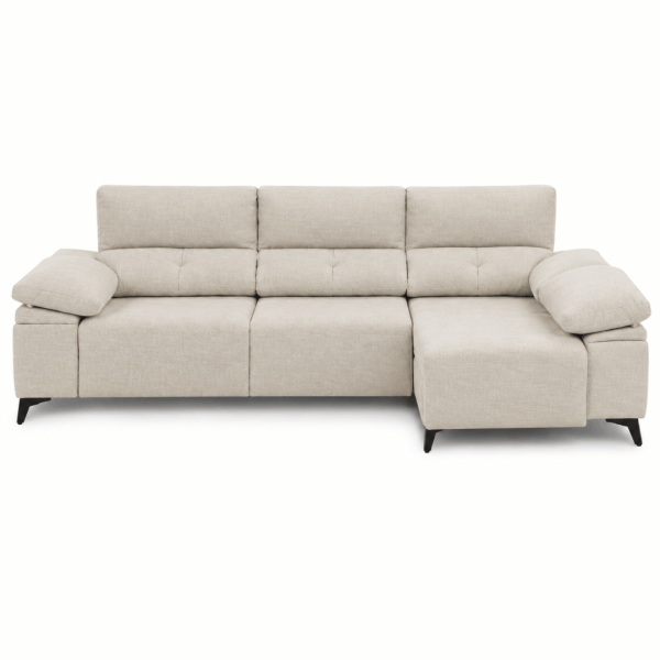 Sofá Frank con Chaiselongue y Arcón | Sofati