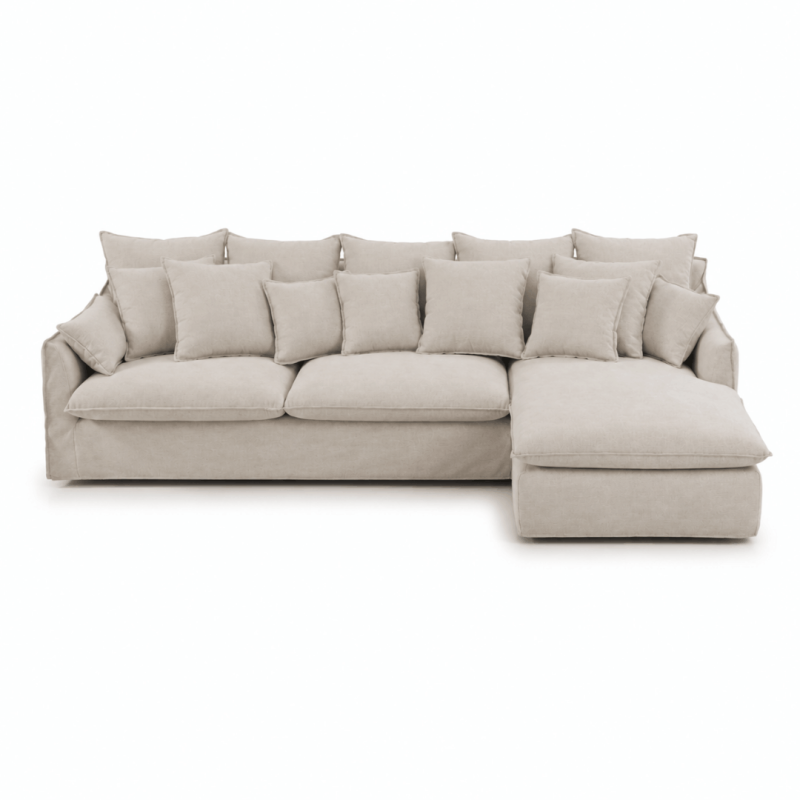 Sofá Chaise Longue Bari Nigeria Natural | Sofati