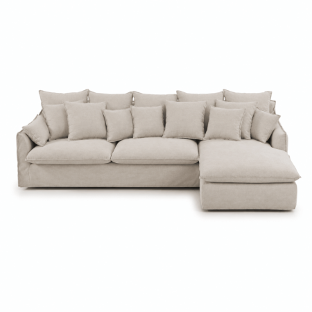 Sofá Chaise Longue Bari Nigeria Natural | Sofati